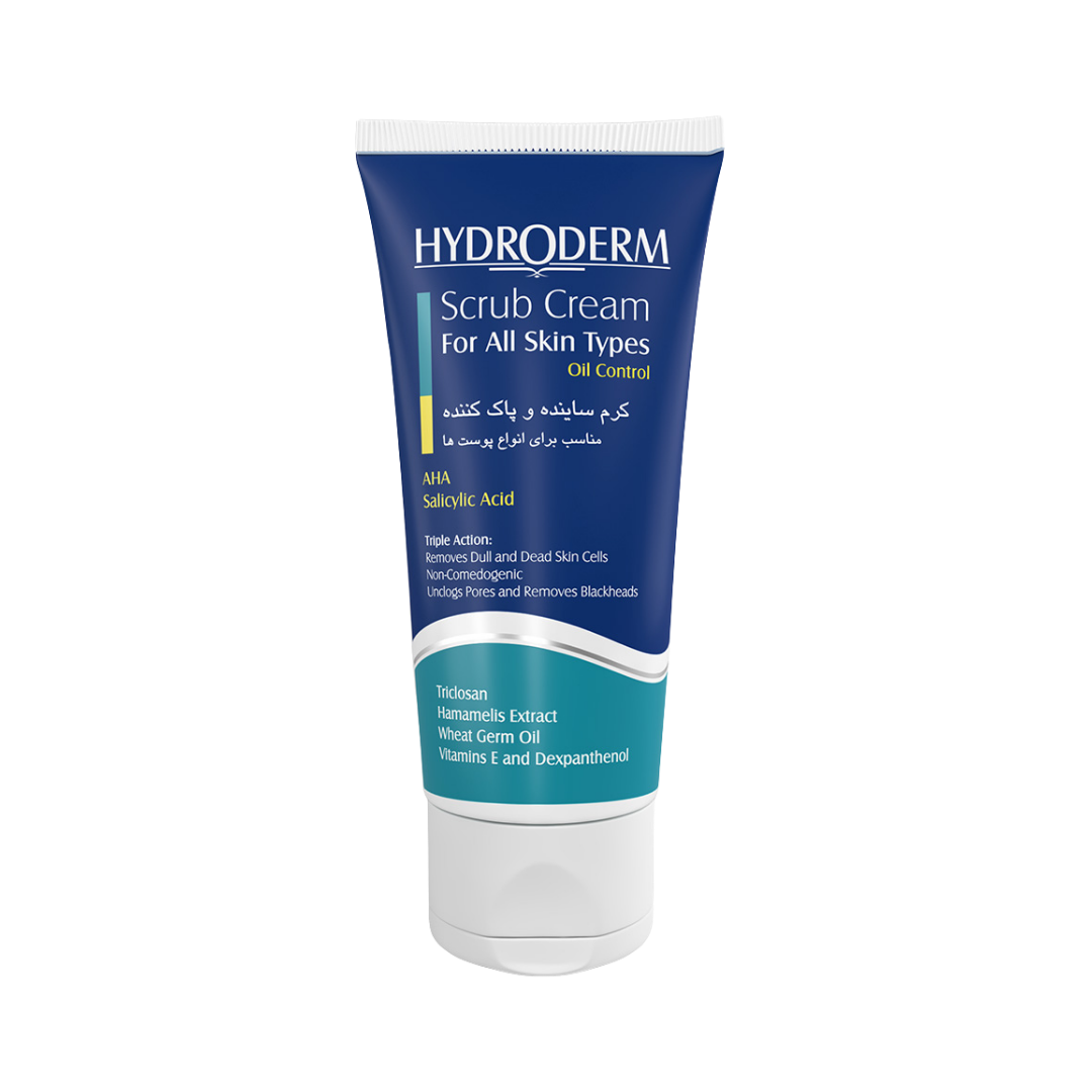 HYDRODERM Scrub Cream Aha Salicylic Acid - 200ml | هيدروديرم كريم مقشر و منظف بالساليسيليك اسيد - 200 مل
