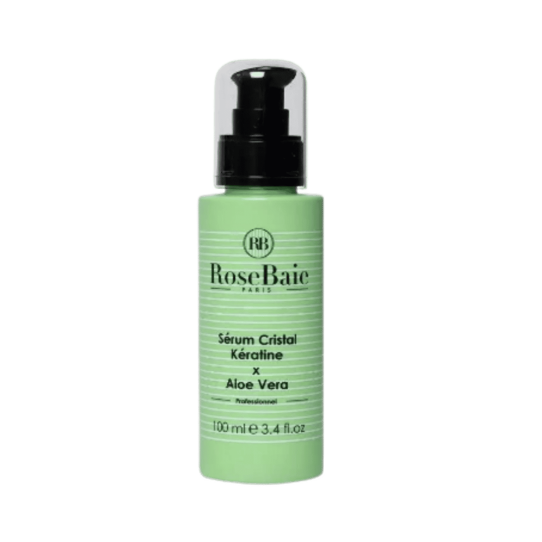 RoseBaie Keratin Crystal Serum for Aloe Vera - 100ml |روز باي باريس سيروم كريستال بالكيراتين والألوفيرا للشعر – 100 مل