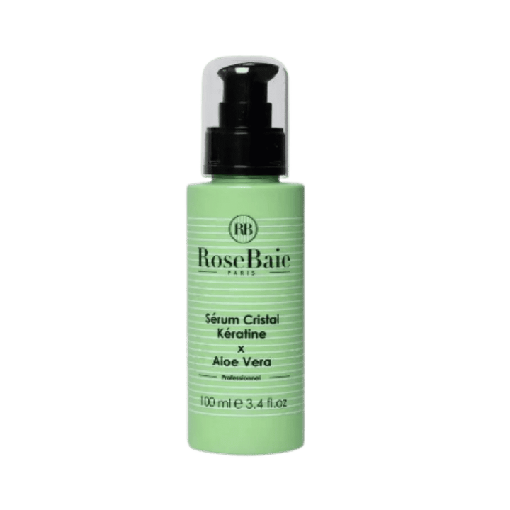 RoseBaie Keratin Crystal Serum for Aloe Vera - 100ml |روز باي باريس سيروم كريستال بالكيراتين والألوفيرا للشعر – 100 مل