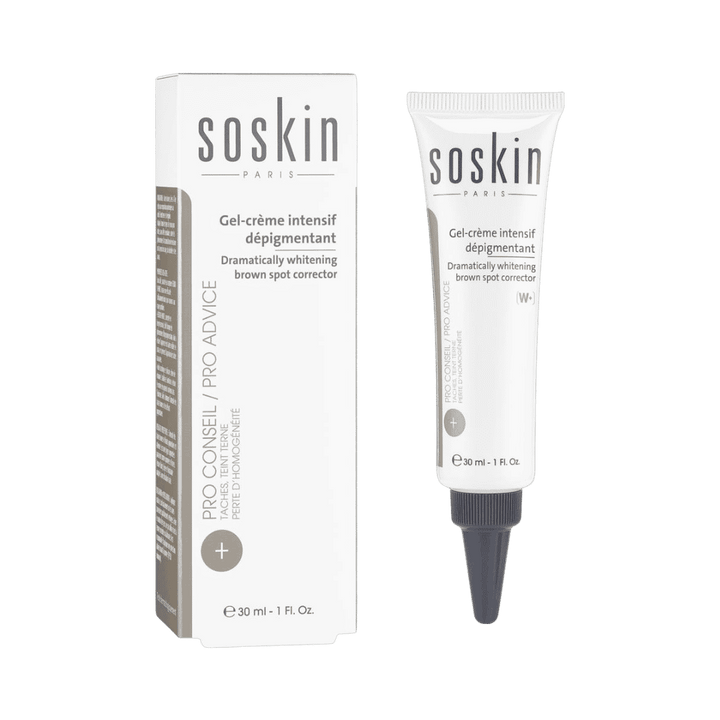 soskin Dramatically Whitening Brown Spot Corrector - 30ml | سوسكن كريم موضعي للتصبغات واثار الحبوب -30مل