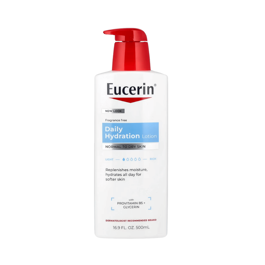 Eucerin Daily Hydration Body Lotion For Dry Skin - 500ml | يوسيرين لوشن الترطيب اليومي للجسم للبشرة الجافة - 500 مل