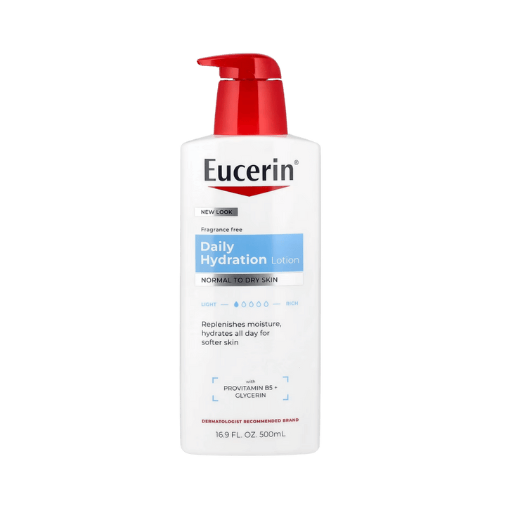 Eucerin Daily Hydration Body Lotion For Dry Skin - 500ml | يوسيرين لوشن الترطيب اليومي للجسم للبشرة الجافة - 500 مل