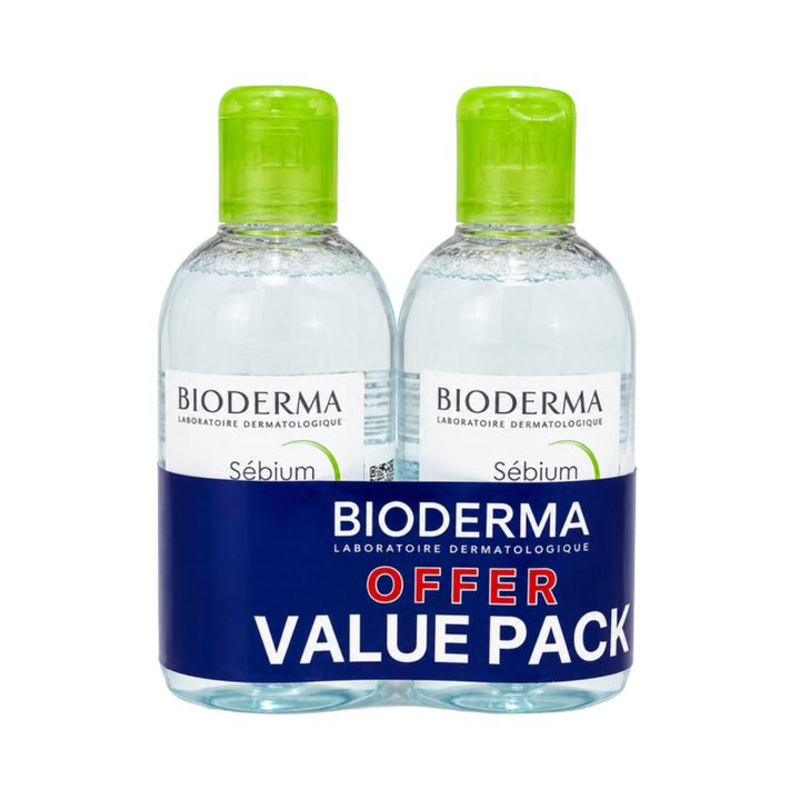 BIODERMA Sebium H2O Cleansing Solution Cleanser Special Offer - 250ml |بيوديرما ماء ميسيلار منظف للبشرة - عرض خاص 250 مل