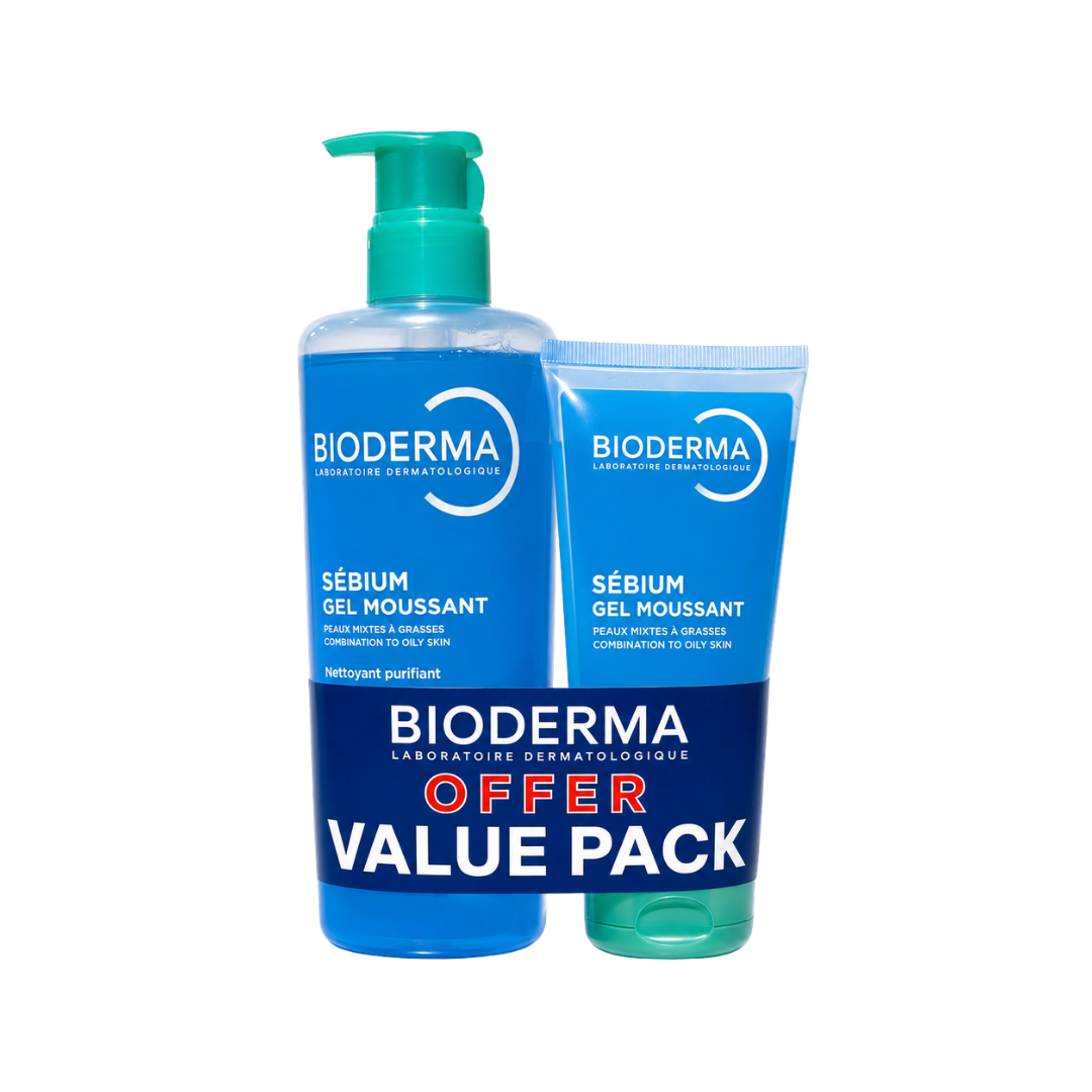 BIODERMA Sebium Gel Moussant Special Offer - 400ml | بيوديرما غسول رغوي منظف - عرض خاص 400 مل