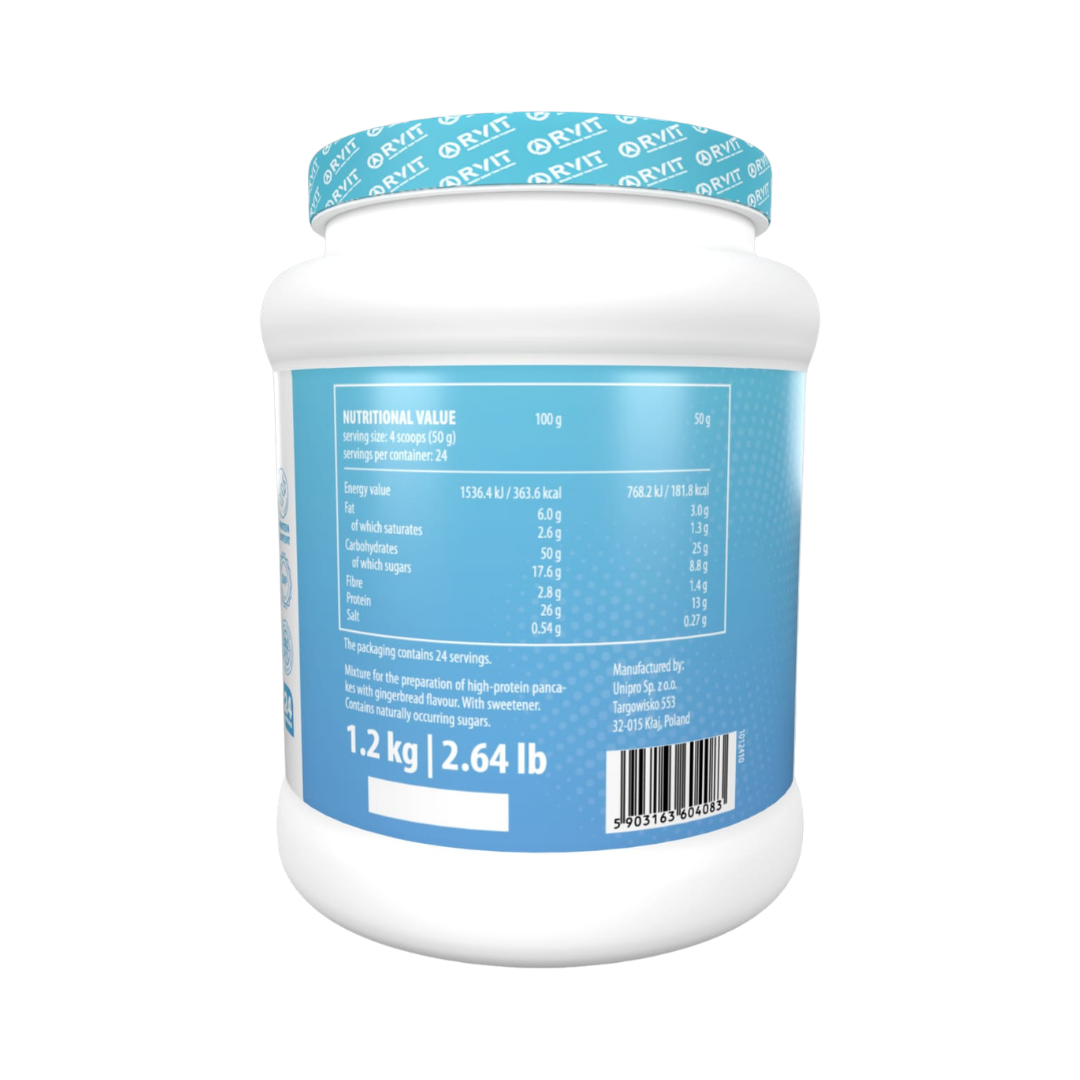 Rvit Protein Pancake & Waffle - 1.2 Kg | ارفيت  مسحوق البروتين لصنع البانكيك والوافل - 1.2 كغ