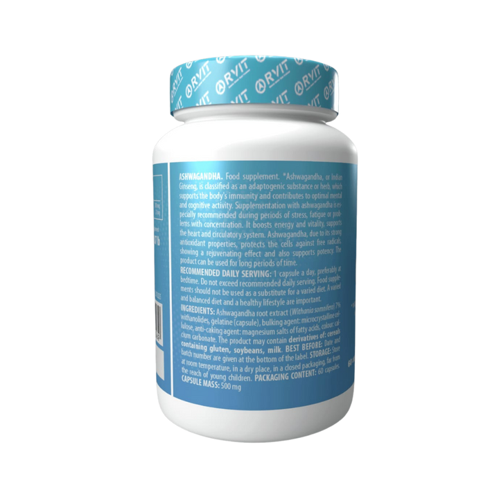 Rvit Ashwagandha - 60 Capsules | ارفيت كبسولات الاشواغاندا - 60 كبسولة