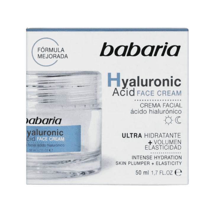 BABARIA Hyaluronic Acid Face Cream - 50ml | باباريا كريم الوجه بالهيالورونيك اسيد - 50 مل