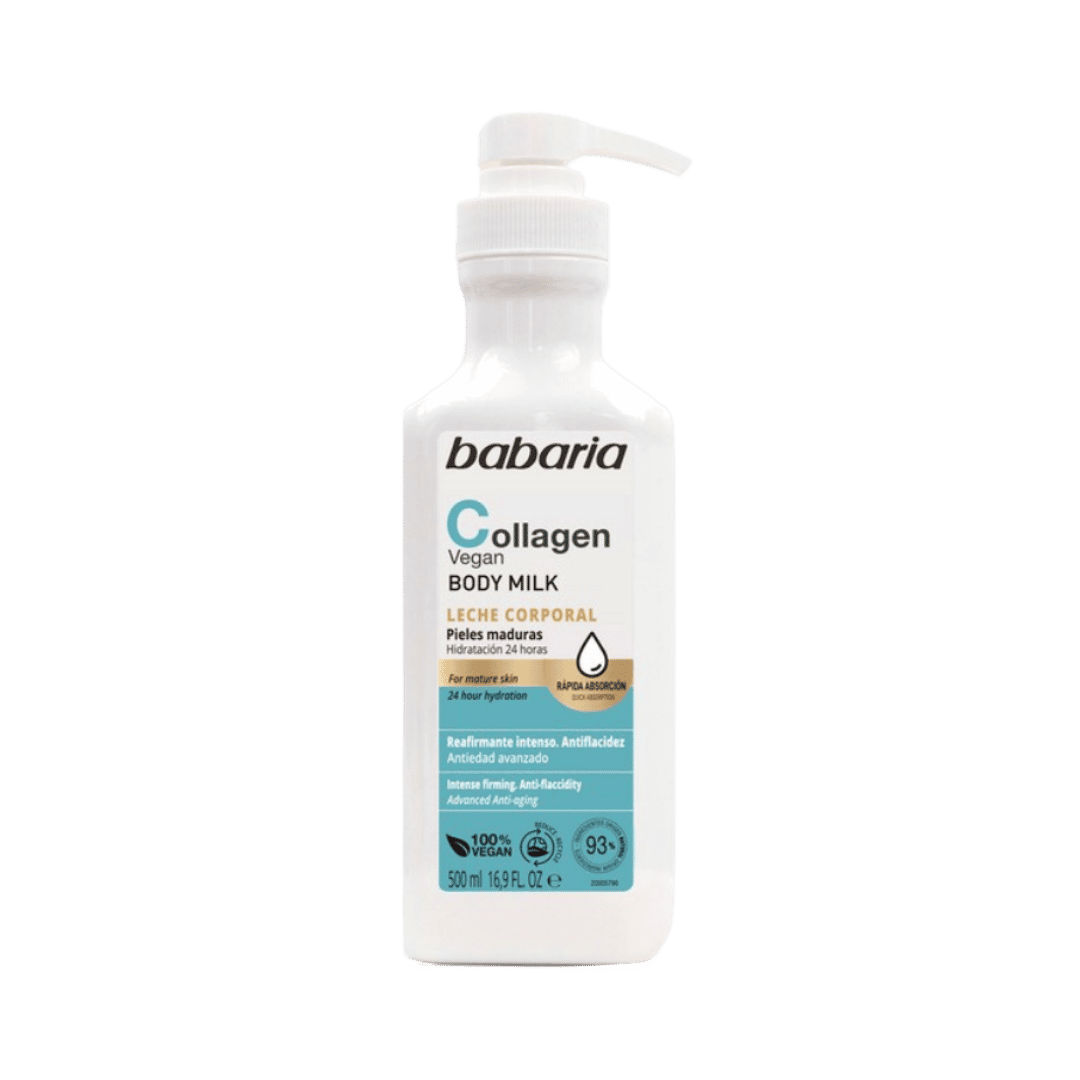BABARIA Collagen Vegan Body Milk - 500ml | باباريا لوشن للجسم بالكولاجين - 500 مل