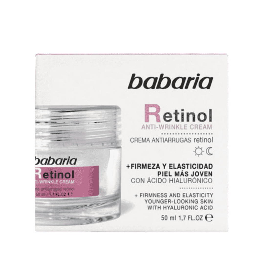 BABARIA Retinol Anti-Wrinkle Cream - 50ml | باباريا كريم الريتينول المضاد للتجاعيد - 50 مل