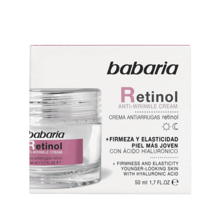 BABARIA Retinol Anti-Wrinkle Cream - 50ml | باباريا كريم الريتينول المضاد للتجاعيد - 50 مل