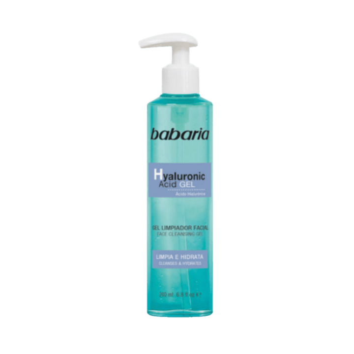 BABARIA Hyaluronic Acid Facial Cleansing Gel - 200ml | باباريا غسول جل بالهيالورونيك اسيد - 200 مل
