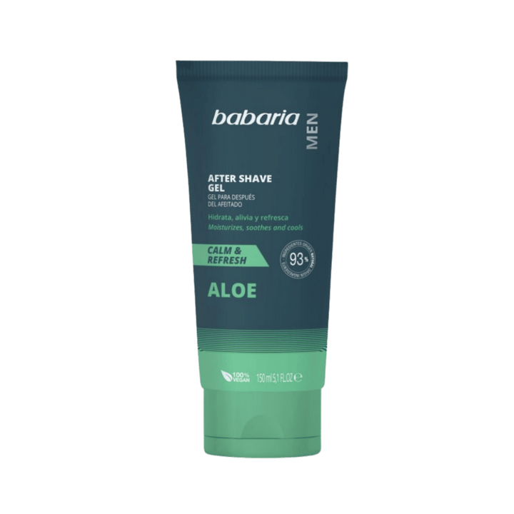 BABARIA After Shave Gel Clam & Refresh  Aloe Vera - 150ml | باباريا جل بعد الحلاقة بالالوفيرا - 150 مل