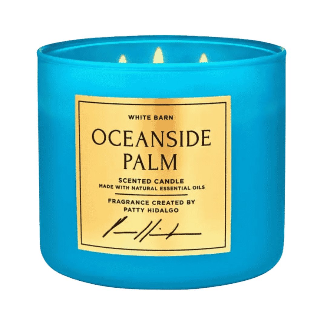 Bath & Body Works Scented Candle Made With Natural Essential Oils - 411g | باث اند بودي وركس شمعة معطرة مصنوعة من زيوت طبيعية - 411 غرام
