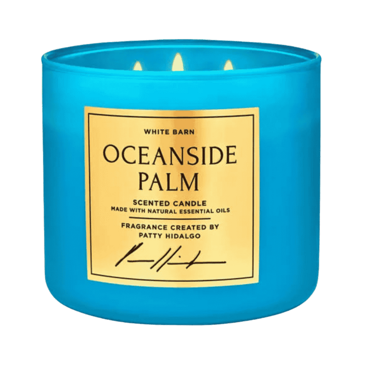 Bath & Body Works Scented Candle Made With Natural Essential Oils - 411g | باث اند بودي وركس شمعة معطرة مصنوعة من زيوت طبيعية - 411 غرام
