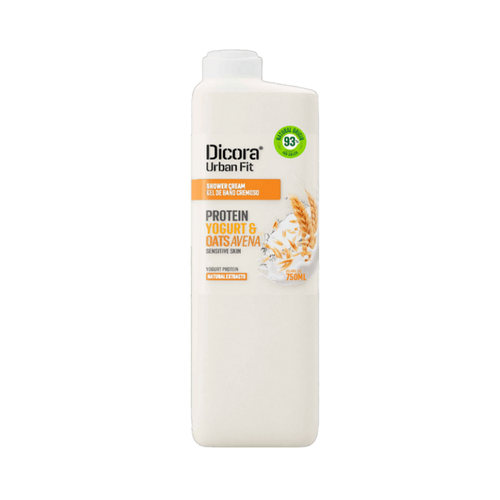 Dicora Shower Cream Yogurt & Oat Avena - 750ml | ديكورا سائل استحمام كريمي بالزبادي والشوفان - 750 مل
