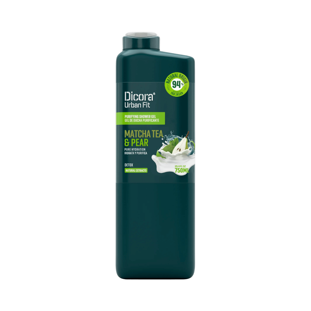 Dicora Purifying Shower Gel Matcha Tea & Pear - 750ml | ديكورا شاور جيل بالماتشا والكمثرى - 750 مل