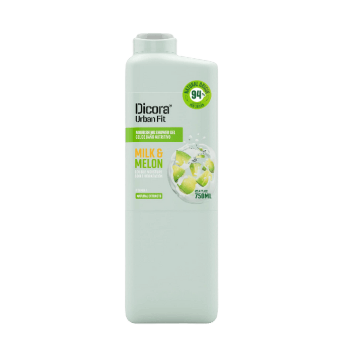 Dicora Nourishing Shower Gel Milk & Melon - 750ml | ديكورا شاور جيل بالحليب والبطيخ - 750 مل