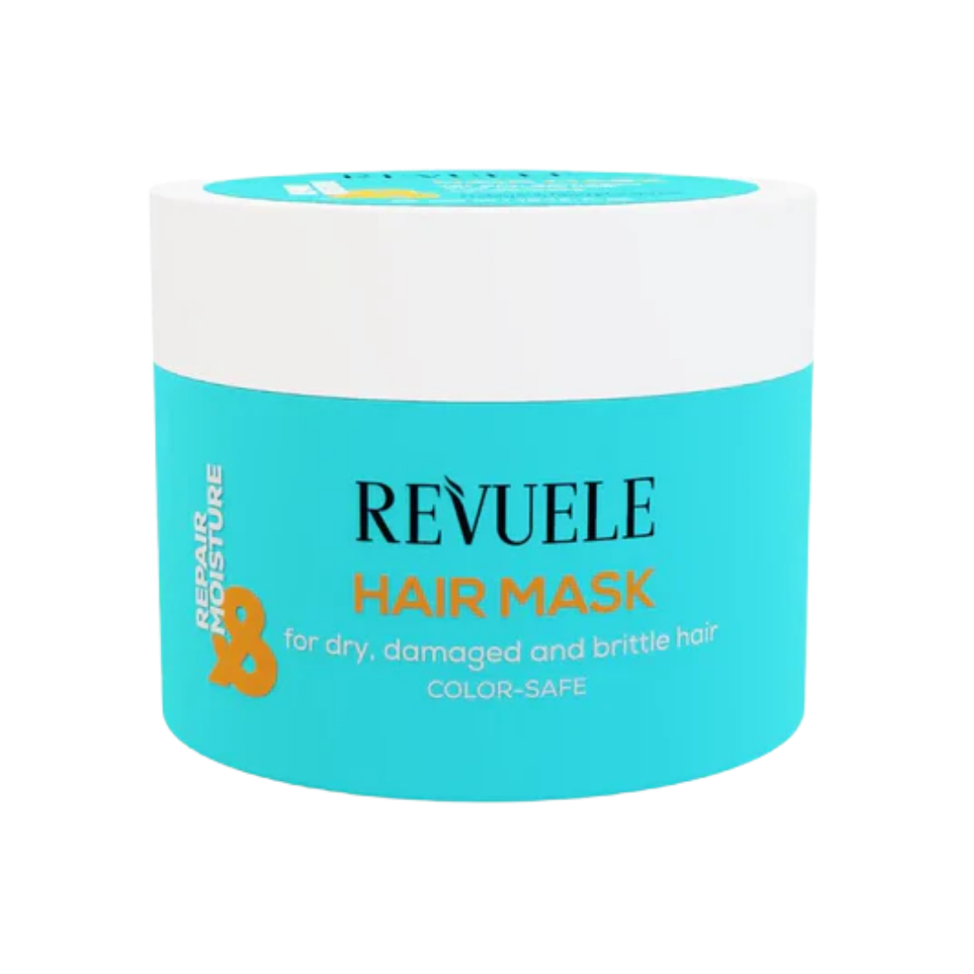 Revuele Repair & Moisture Mask for Restoring and Moisturizing Hair - 300ml | ريفويل قناع لترميم و ترطيب الشعر - 300 مل