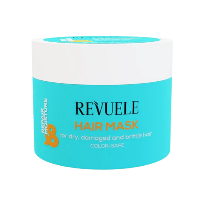 Revuele Repair & Moisture Mask for Restoring and Moisturizing Hair - 300ml | ريفويل قناع لترميم و ترطيب الشعر - 300 مل