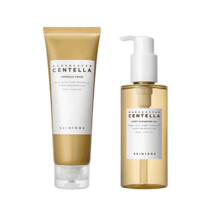 SKIN1004 - Madagascar Centella Double Cleansing Duo - 200ml | سكين 1004 مجموعة تنظيف مزدوج بخلاصة السنتيلا - 200مل