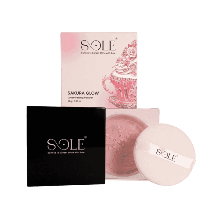 SOLE Loose Setting Powder - 10g | سولي لوس باودر ساكورا جلو - 10غ