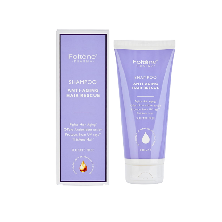 Foltene Pharma Shampoo Anti-Aging Hair Rescue - 200ml | فولتين فارما شامبو مضاد لشيخوخة الشعر - 200 مل