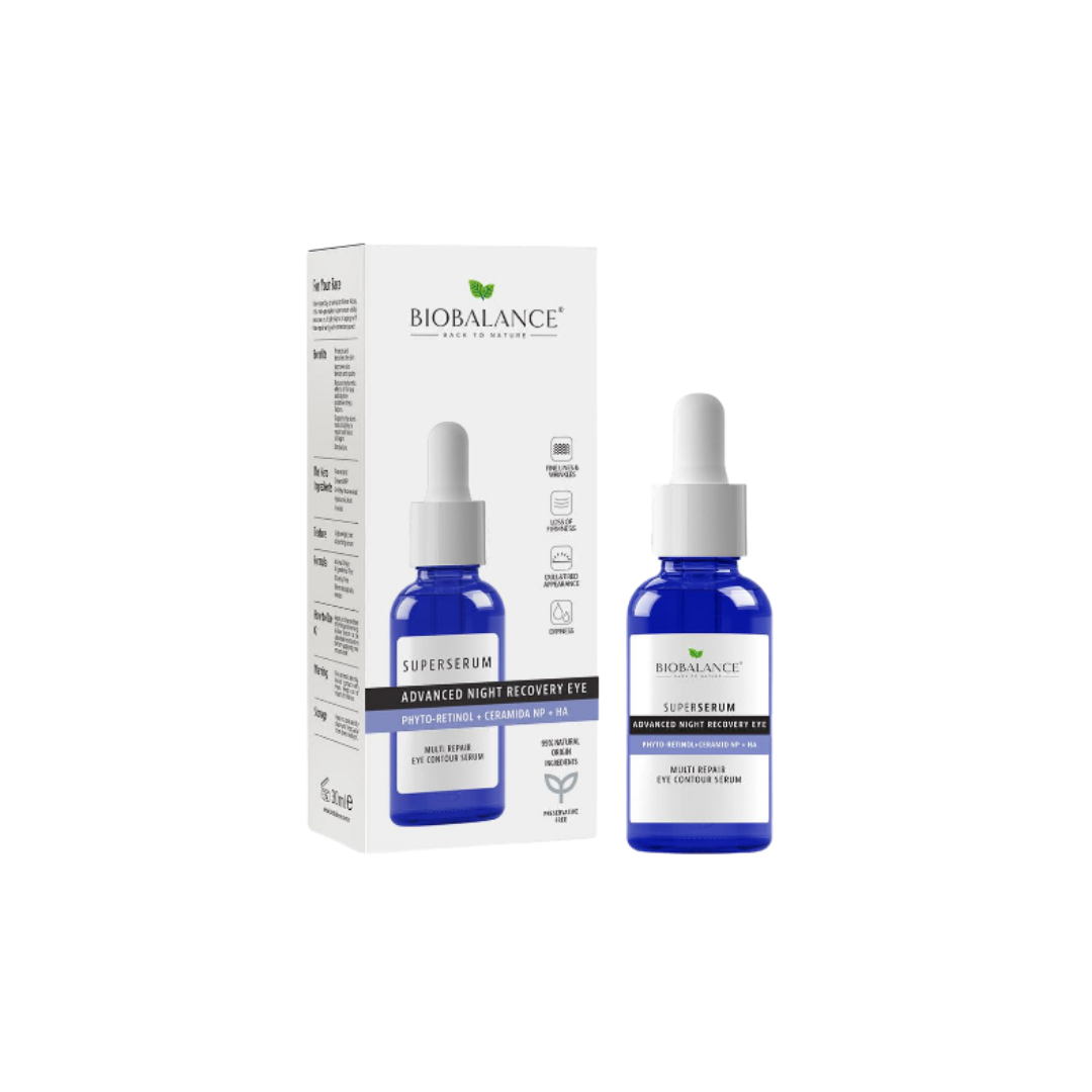 Bio Balance Advance Night Recovery Eye Restorative Night Eye Serum - 20ml  | بايو بالانس سيروم العين  التنشيط البشرة  حول  العين - 20 مل