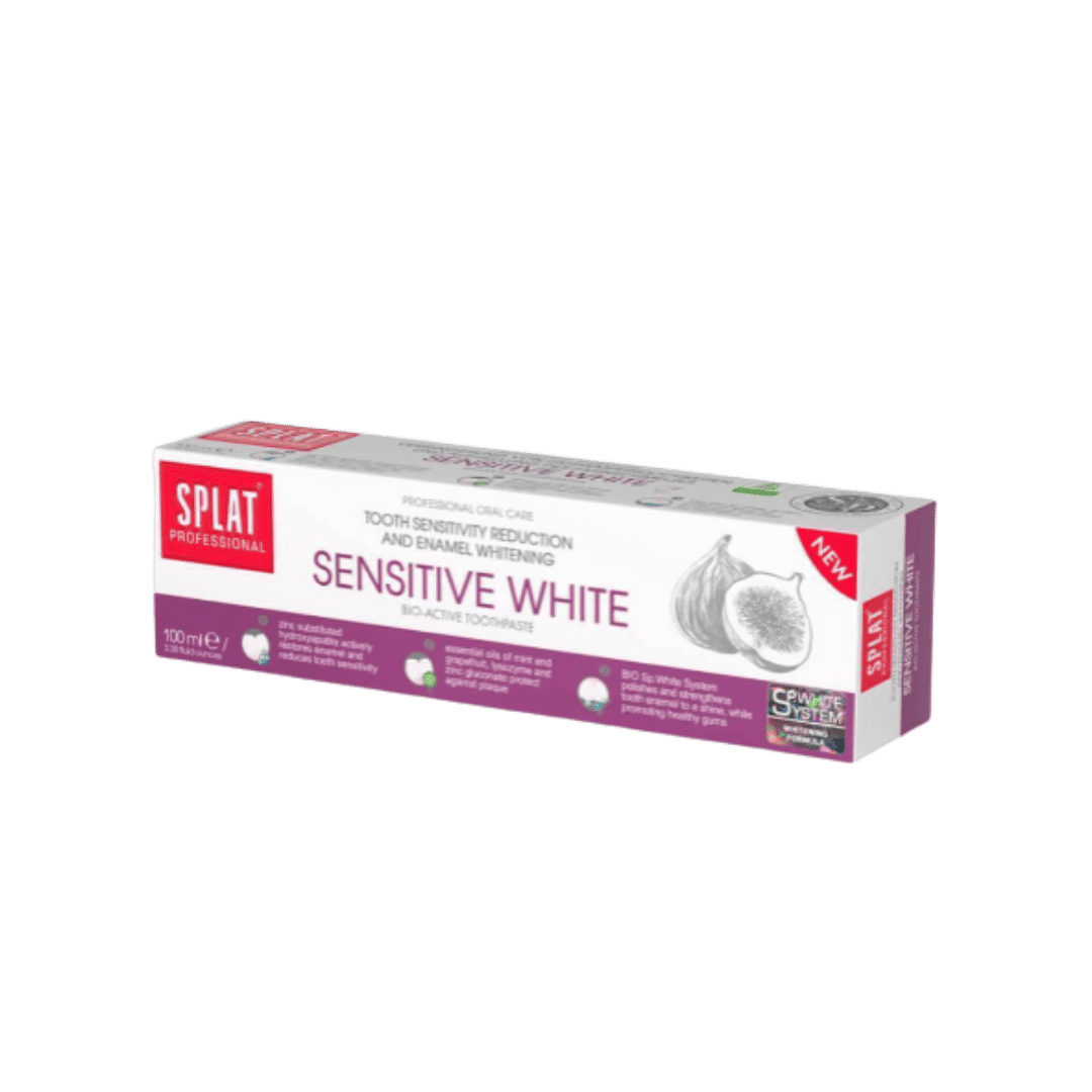 Splat Professional Sensitive White Toothpaste - 100ml | سبلات معجون أسنان مبيض للأسنان الحساسة - 100 مل