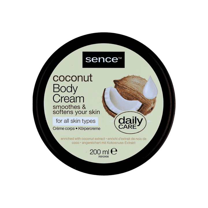 Sence Beauty Body Cream Coconut - 200ml | سينس بيوتي كريم مرطب للجسم بجوز الهند - 200 مل