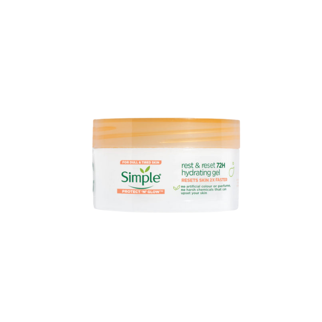 Simple Protect N Glow Rest & Reset 72H Hydrating Gel - 50ml | سمبل جيل مرطب النضارة و حماية البشرة - 50 مل