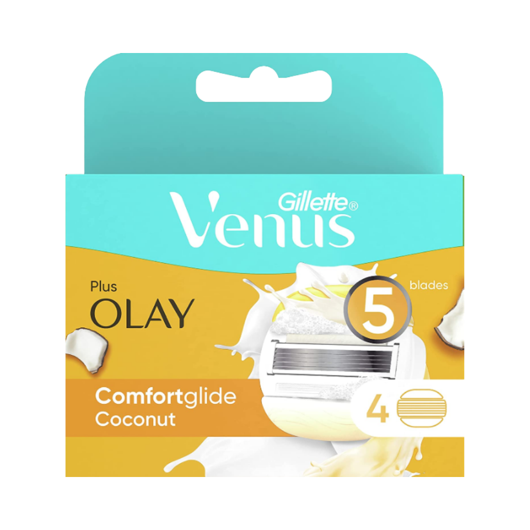 Gillette Venus & Olay Women'S Razor Blade Refills | جيليت فينوس وأولاي ٤ رؤوس تبديل لشفرات حلاقة للنساء