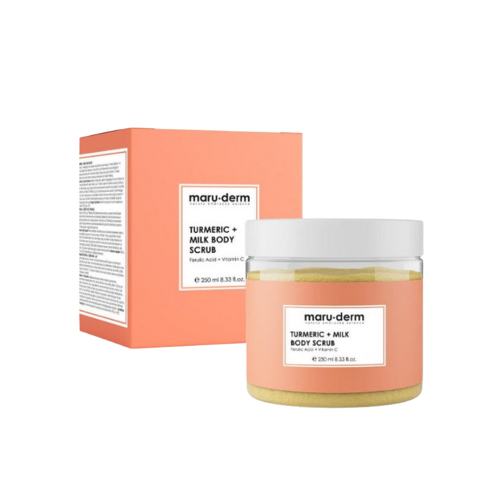 maru.derm Turmeric + Milk Body Scrub - 250ml | مارو.ديرم مقشر الجسم بالكركم - 250 مل