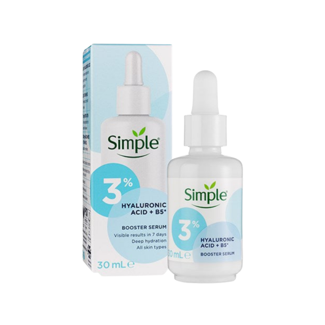 Simple Booster Serum 3% Hyaluronic Acid & B5 - 30 ml | سمبل سيروم هيالورونيك اسيد 3% و بانتينول - 30 مل