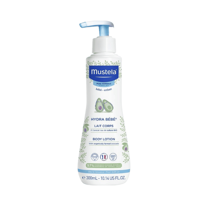 Mustela Hydra-Bebe Lait Corps Body Lotion - 300ml | موستيلا لوشن مرطب للأطفال - 300 مل
