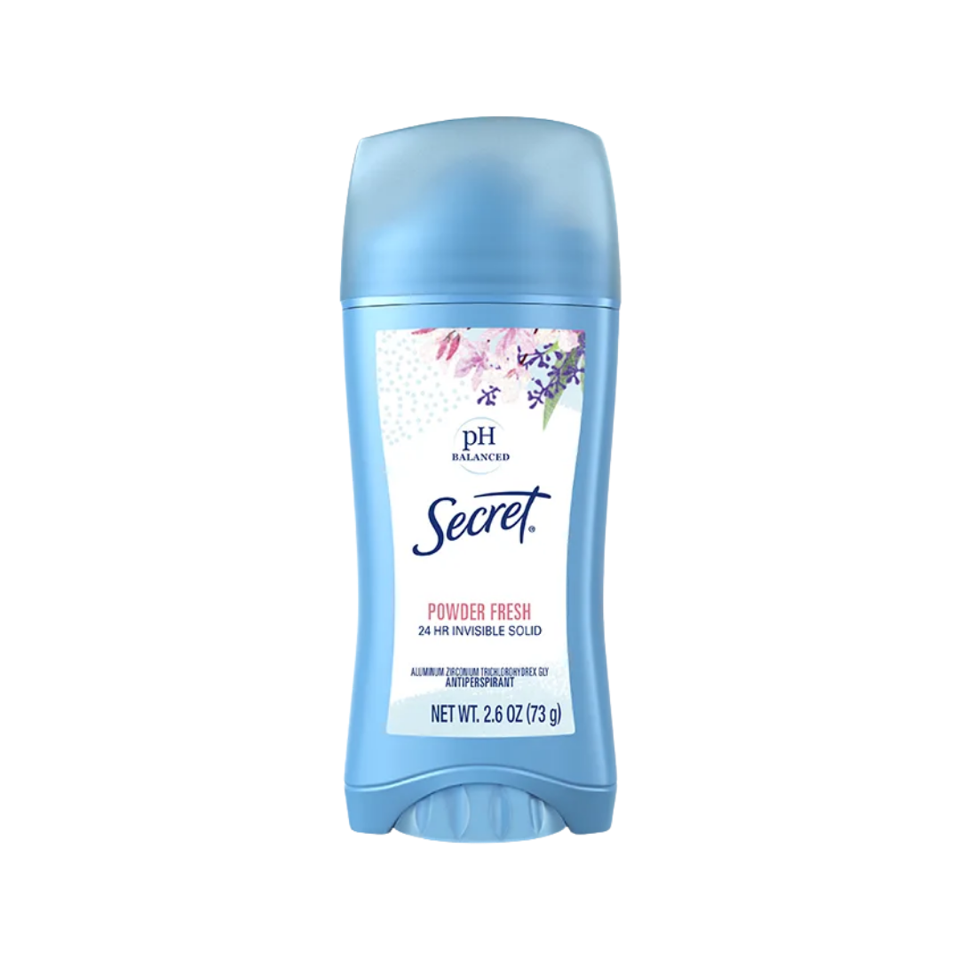 Secret Invisible Solid Anti Perspirant And Deodorant Powder Fresh - 45g | سيكريت مزيل تعرق فريش - 45 غرام