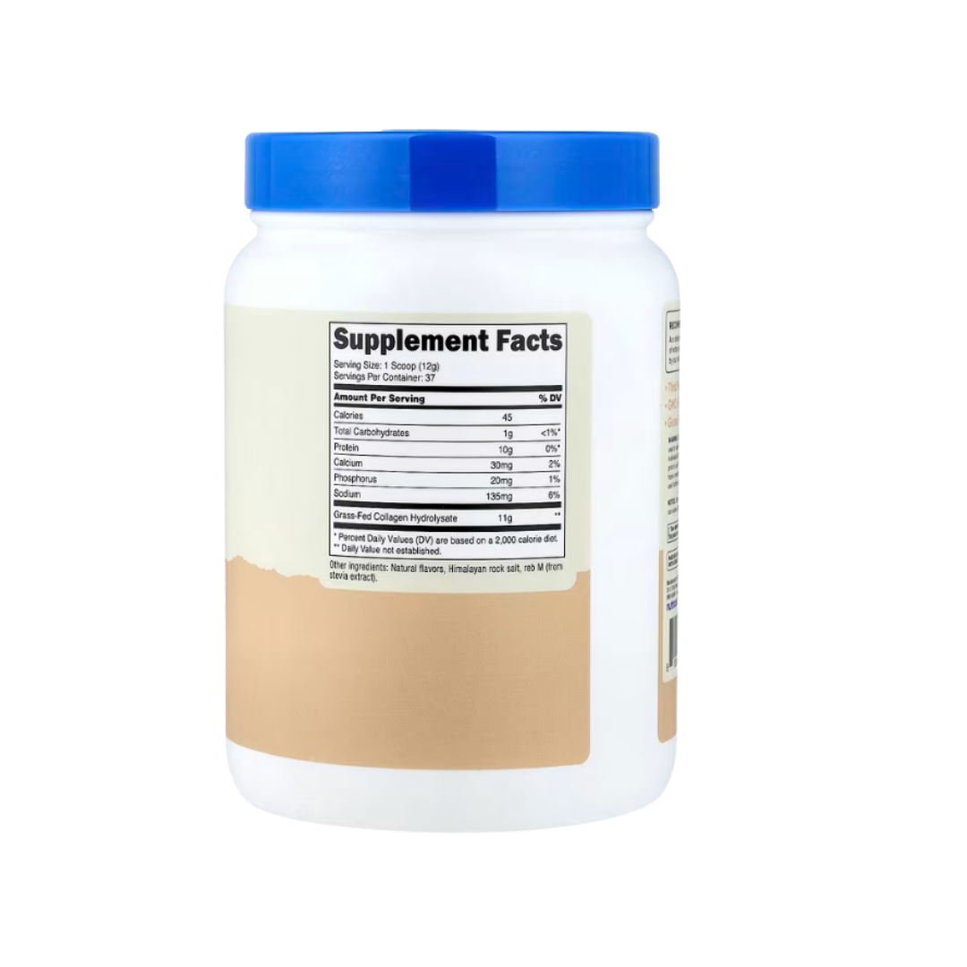 Nutricost Collagen Peptides Powder 1LB - 454g | نيوتريكوست ببتيدات الكولاجين بنكهة كراميل مملح - 454غ