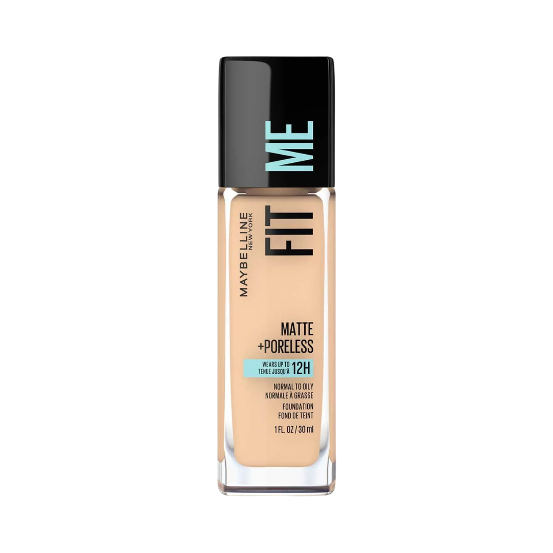 MAYBELLINE Fit Me Foundation Normal To Oily 16h SPF22 - 30ml | ميبيلين كريم أساس للبشرة الدهنية spf22 - 30 مل