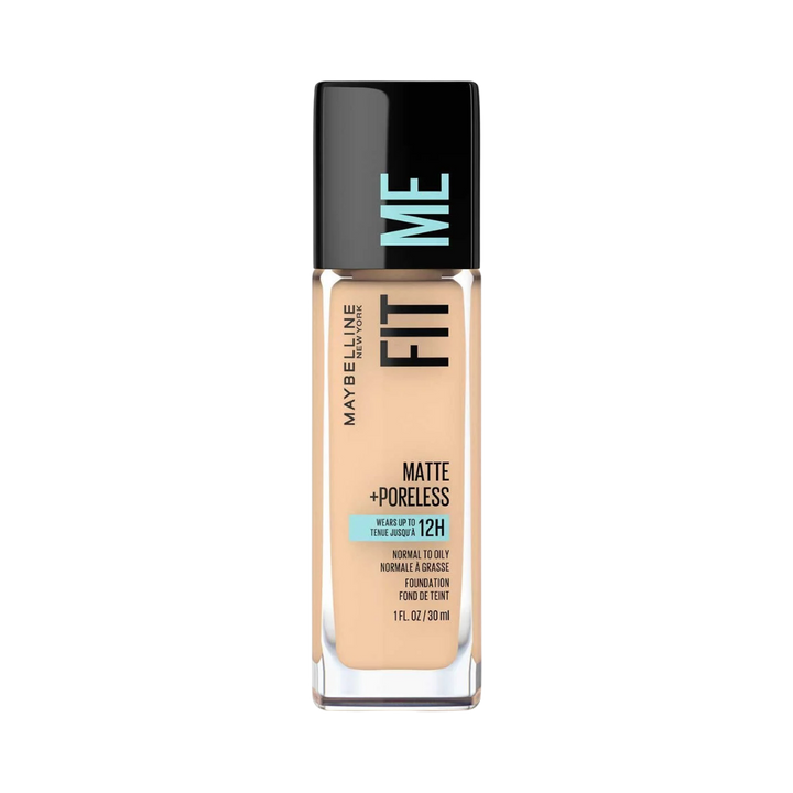 MAYBELLINE Fit Me Foundation Normal To Oily 16h SPF22 - 30ml | ميبيلين كريم أساس للبشرة الدهنية spf22 - 30 مل