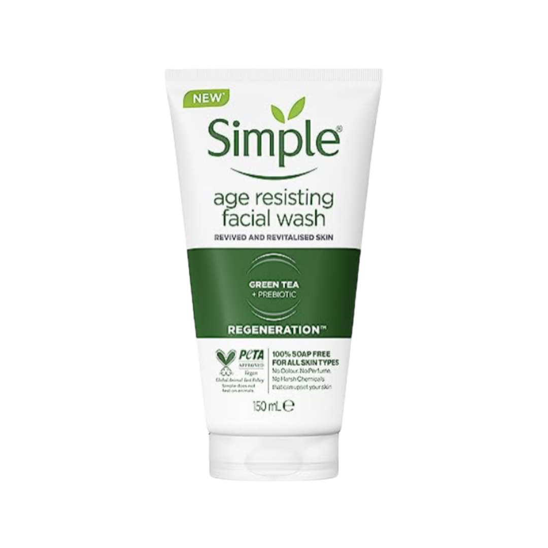 Simple Regeneration Age Resisting Facial Wash - 150ml | سمبل غسول محاربة التجاعيد - 150 مل