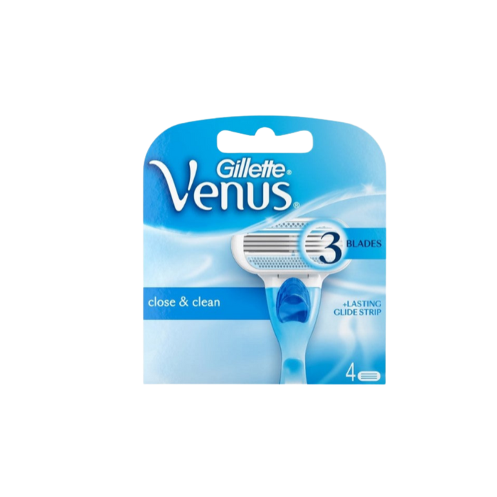 Gillette Venus Original Razor Blades For Women - Pack Of 4 | جيليت رؤوس شفرات حلاقة فينوس للنساء - حزمة من 4