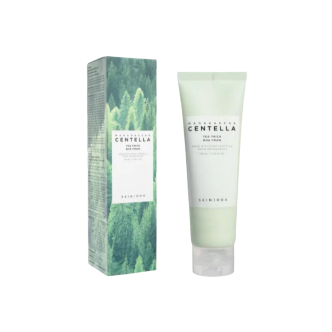 SKIN1004 Tea-Trica Bha Foam - 125ml | سكين1004 غسول رغوي بأحماض ال bha و شجرة الشاي - 125 مل
