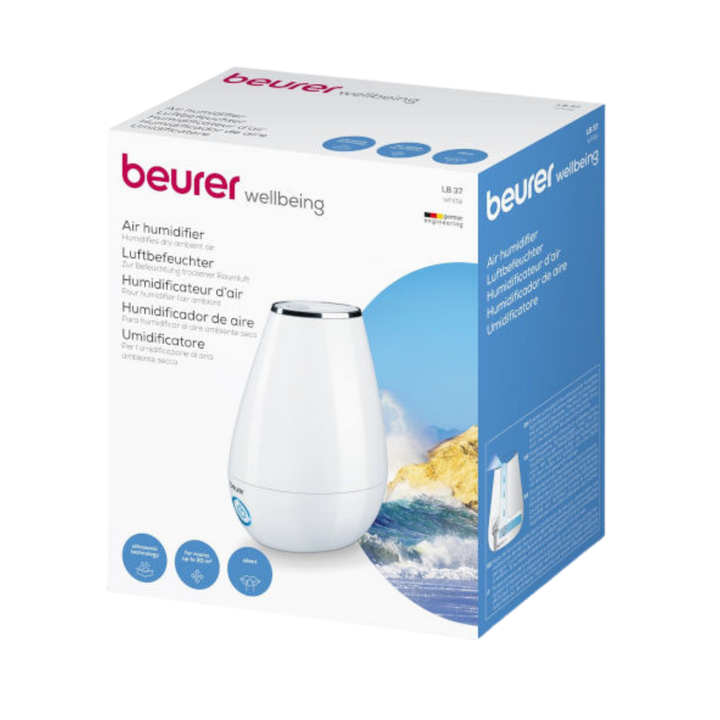 beurer White Air Humidifier Luftbefeuchter | بيورير مرطب هواء