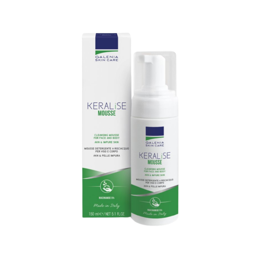Galenia Keralise Cleansing Mousse - 150g |  غالينيا غسول كيرليس للبشرة الدهنية و حب الشباب  - 150 غرام