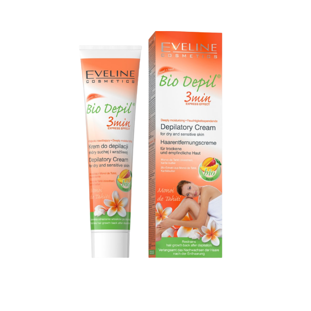 EVELINE Bio Depil depilatory cream - 125ml | ايفلين كريم ازالة الشعر - 125 مل