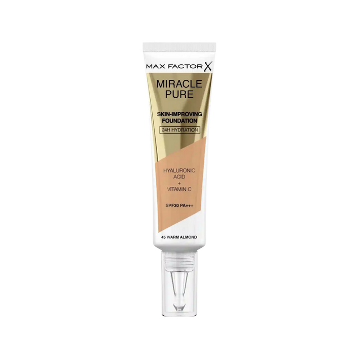 MAXFACTOR MIRACLE PURE foundation SPF30 | ماكس فاكتر كريم أساس مع spf30