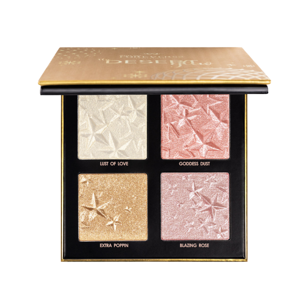 FOR EVER52 The Desert Glow Palette Highlighter - 5.3gx4 | فوريفر52 باليت هايلايتر - 5.3 غرام