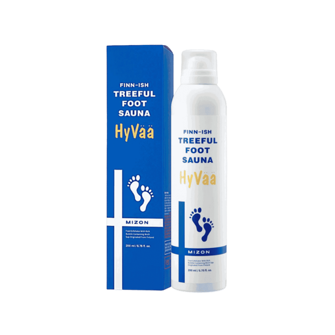 Mizon Finn-ish Treeful Foot Sauna  Exfoliating foot foam - 200ml | ميزون رغوة تقشير القدمين - 200 مل