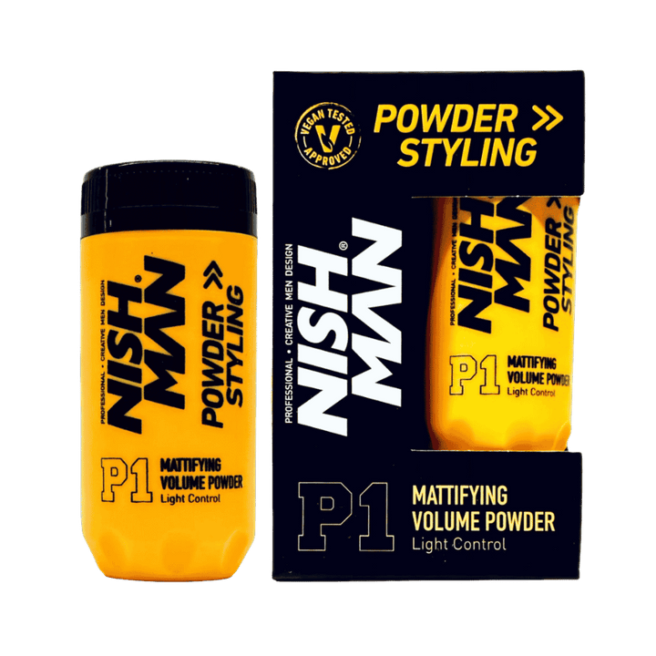 NISH MAN Powder Styling Light Control - 20g| نيشمان بودرة تصفيف الشعر -20 غرام