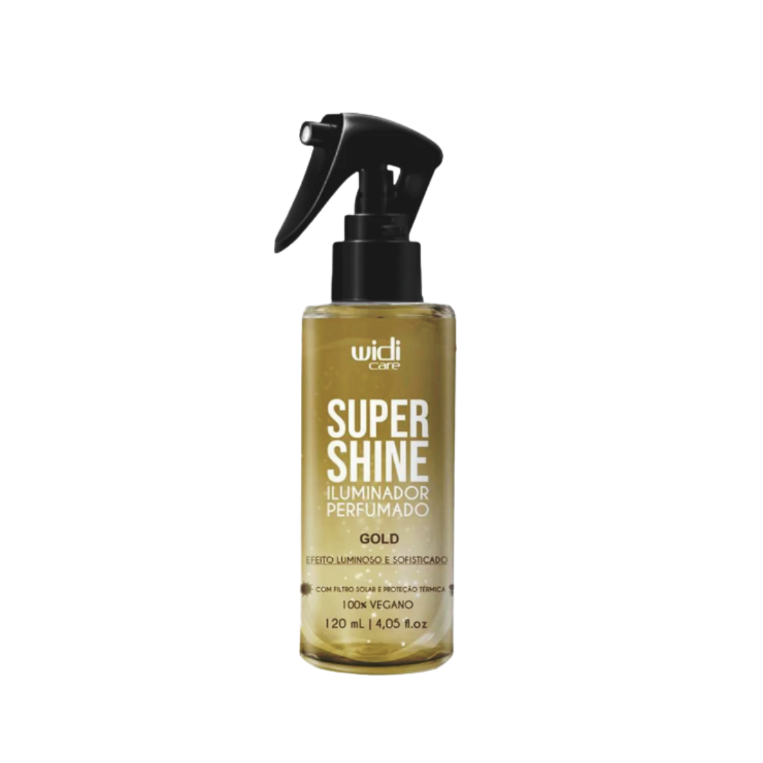 Widi Care Super Shine Gold Iluminador Perfumado - 120ml | ويدي كير بخاخ للشعر - 120 مل