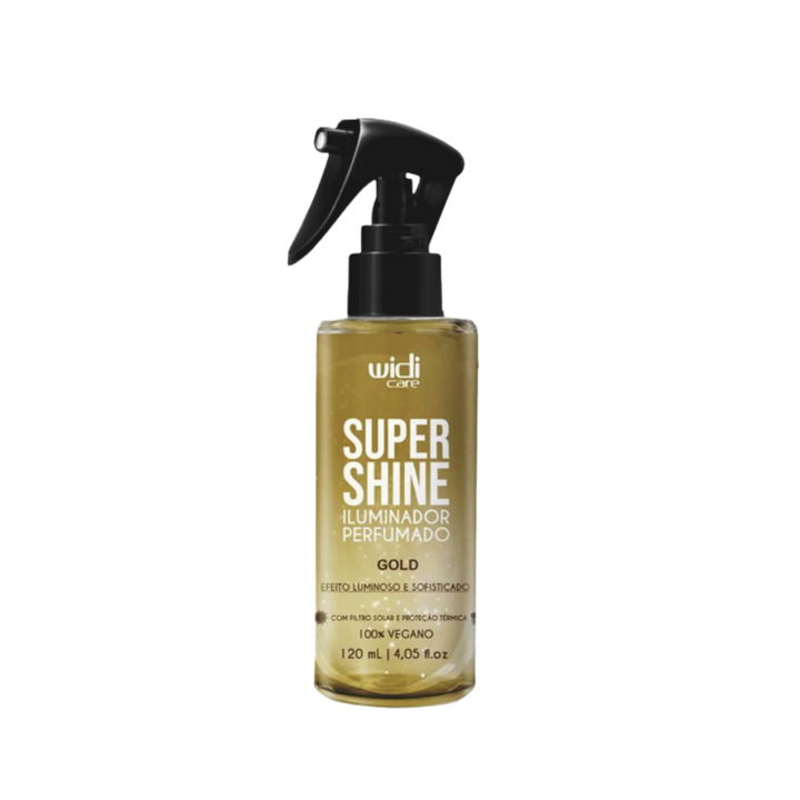 Widi Care Super Shine Gold Iluminador Perfumado - 120ml | ويدي كير بخاخ للشعر - 120 مل